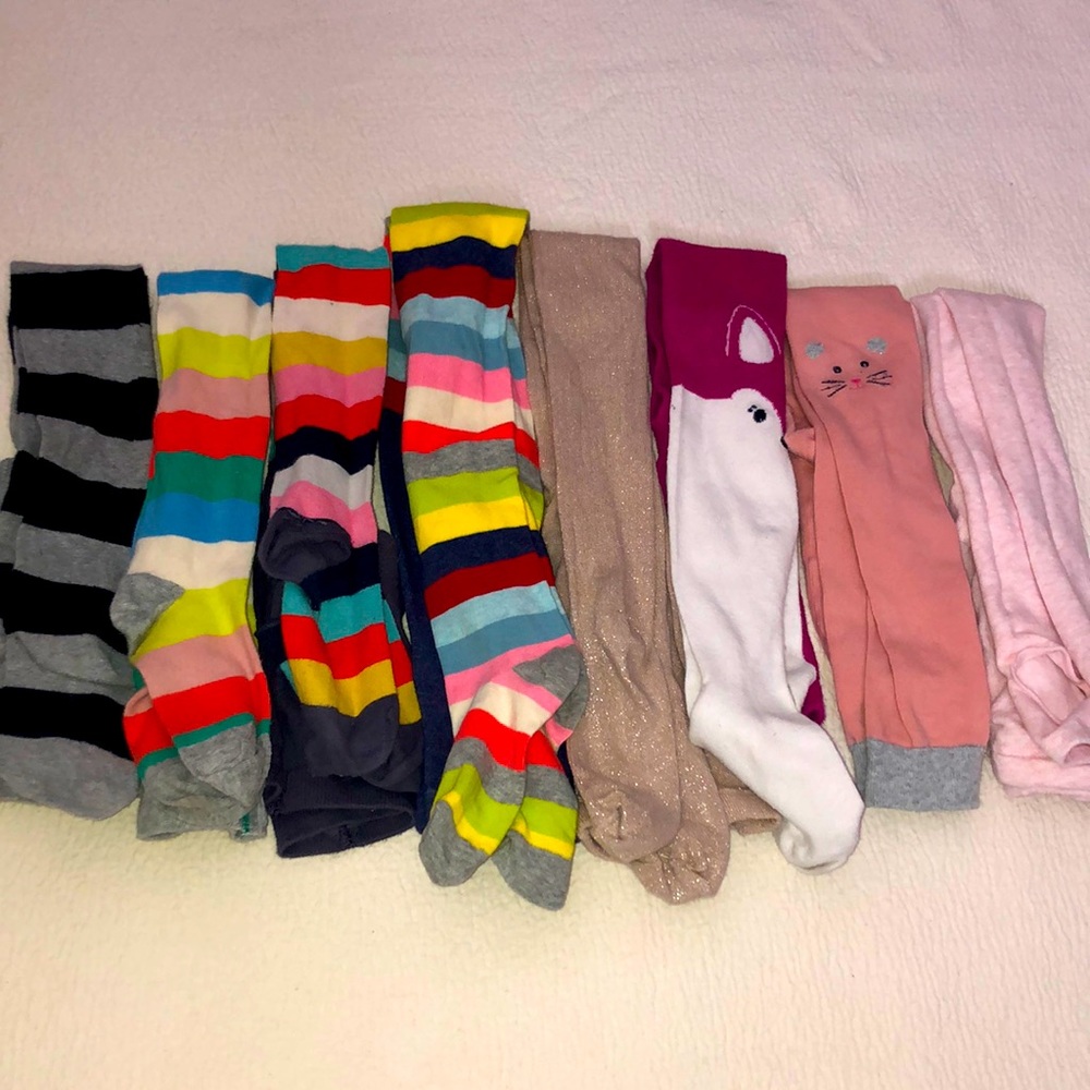 MINI BODEN &.. 8 Bundle of Tights + Bonus 5 Mini Boden Socks